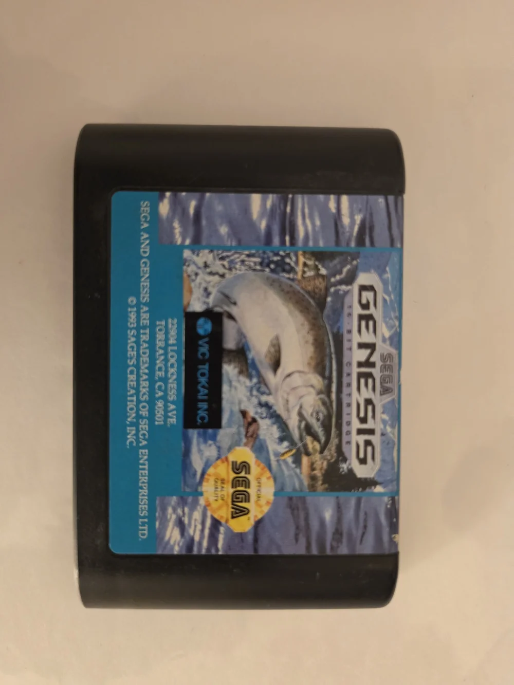Sega Genesis 1992 King Salmon Game Only